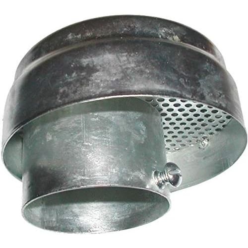 Oem Oil Equip Mfg 14037 1-1/4" Slip-on Metal Vent Cap With Screen 4037