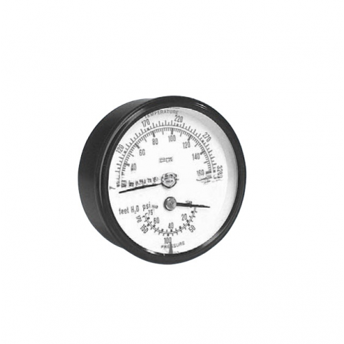 ENFM 4104-2.5-4-40 Gauges & Accesories 1/4" Back 0/230-PSI 70/320°F 2.5"DIA