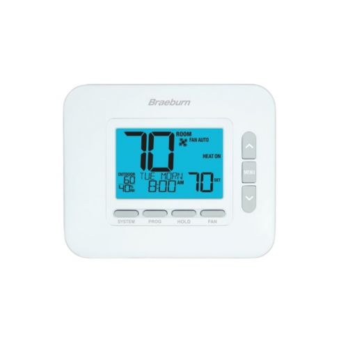 Braeburn Systems 4235 2-Heat/2-Cool Programmable Thermostat 