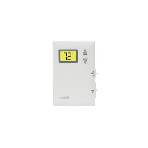 24V/Millivolt Battery Powered Digital Heat Only Vertical Mount Thermostat With L For Luxpro Thermostat -Part# PSD010BF-010