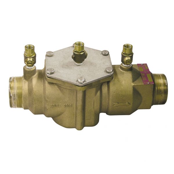 Watts 0062426 2" Bronze Double Check Valve Assembly Backflow Preventer ...