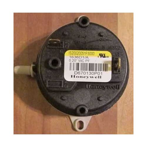 20Wc Spst Pressure Switch For Trane Part# Cnt3671