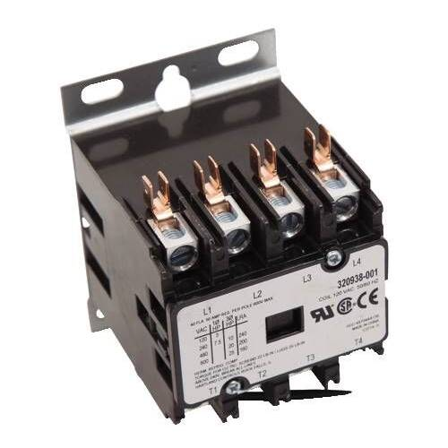 4Pole 50A 120V Contactor For Lochinvar & A.O. Smith Part# 100110094