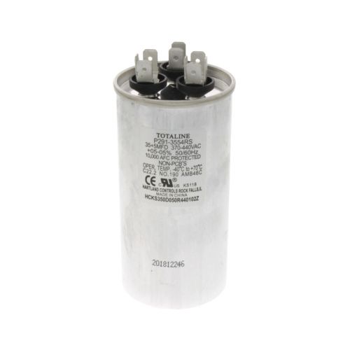355Mdf 440V Roundruncapacitor For International Comfort Products Part# 1186257