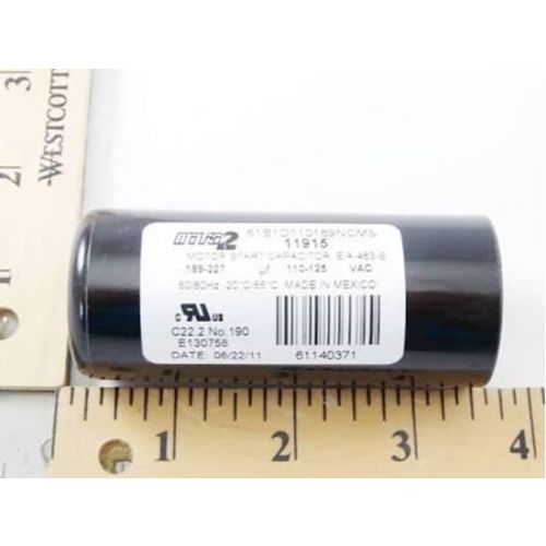 189-227Mfd 125V Rnd Start Cap. For MARS -Part# 11915