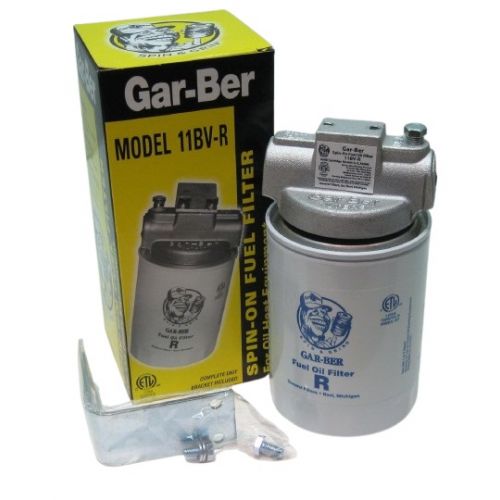 Garber 11BV-R 10 GPH Oil Filter W/Bracket 3/8" X 3/8"