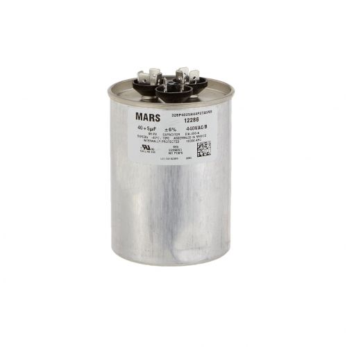 MARS 12286 Round Run Capacitor 40/5MFD 440V 