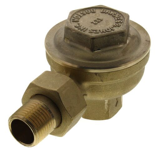 1/2" Angle Thermostatic Steam Radiator Trap Up To 25 Psig For Barnes & Jones -Part# 122A