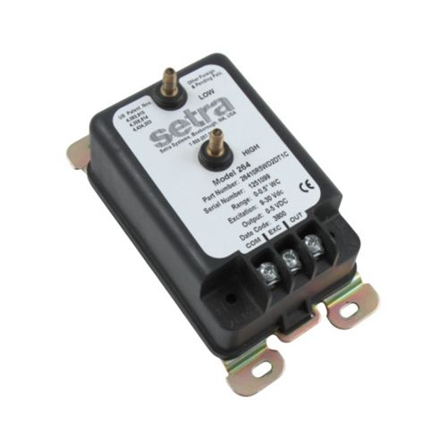 Setra 2641005WB11T1G Differential Pressure Transmitter +/-5" WC 1% CAL