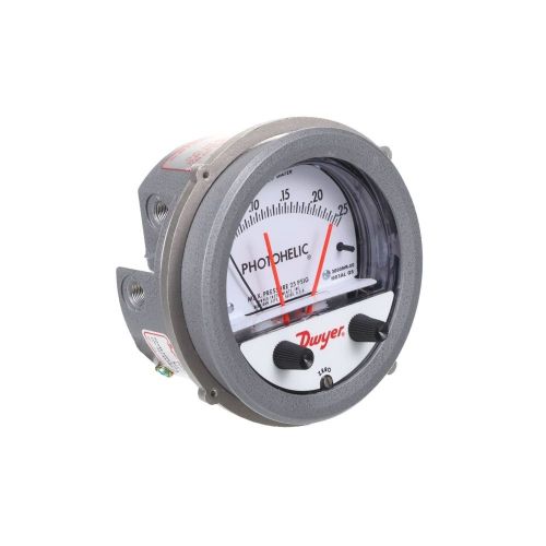 Dwyer Instruments 3000MR-00 Photohelic Differential Pressure Switch/Gauge 0-0.25" WC
