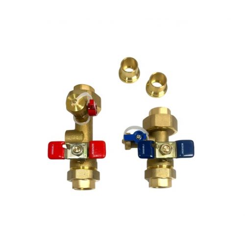 Navien Tankless Water Heaters 30010950A 1" Plumb Isolation Valve Set Kit