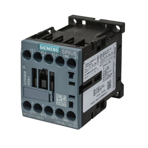 12A 120Vac S00 Contactor 1No For Siemens Industrial Controls Part# 3Rt2017-1Ak61