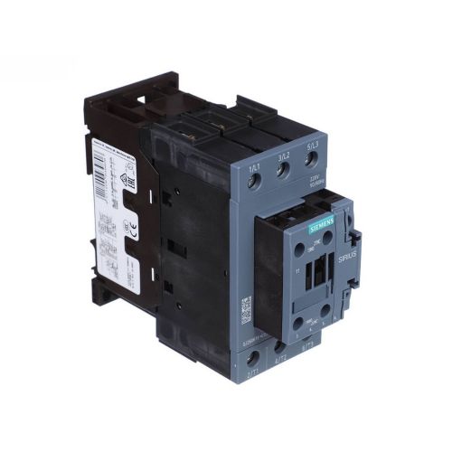 Siemens Industrial Controls 3RT20361AN20 3-Pole Contactor 22kW/400V 220 VAC