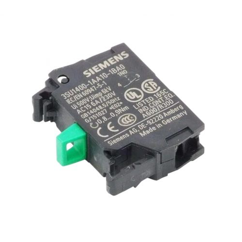 1 No Contact Block For Siemens Industrial Controls Part# 3Su1400-1Aa10-1Ba0