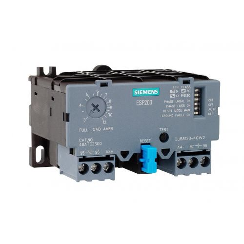 312Amp 3Ph Manauto Overload For Siemens Industrial Controls Part# 3Ub81234Cw2