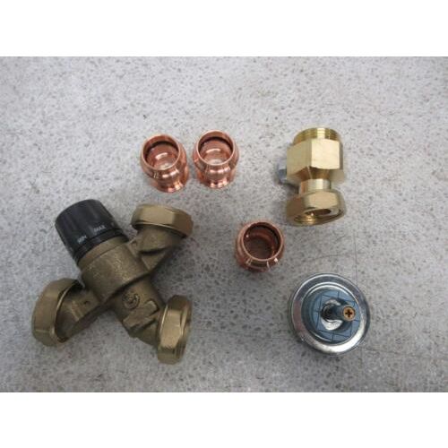 3/4" Press Anglemix W/Gauge For Caleffi -Part# 520516A