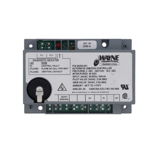 Ignition Control For Wayne Combustion -Part# 64299-001