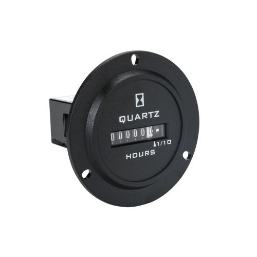 20/264V Hourmeter,Round,3-Hole For Redington -Part# 722-0004