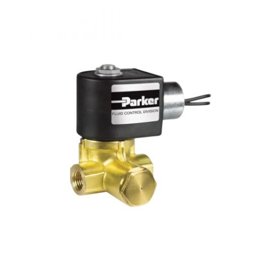 Parker Fluid Control 73218BN4UN00N0C148 1/2" 2-Way N/C Solenoid Valve 120V