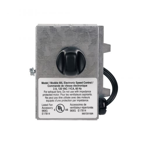 Variable Speed Cntrl For BROAN-Nutone -Part# 80L