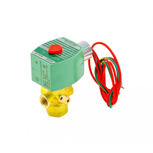 Asco 8320G174-240V 1/4" 3-Way Solenoid Valve 0-100 PSI 240V