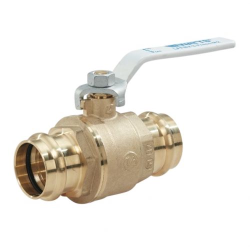 Watts 88005497 Full Port Press 2-Piece Brass Ball Valve W/Integral Press Fitting End Connection 1-1/2" Lead Free
