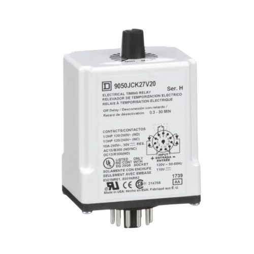 .3S-30M 120V Dpdt Timedelayrly For Schneider Electric (Square D) -Part# 9050JCK27V20