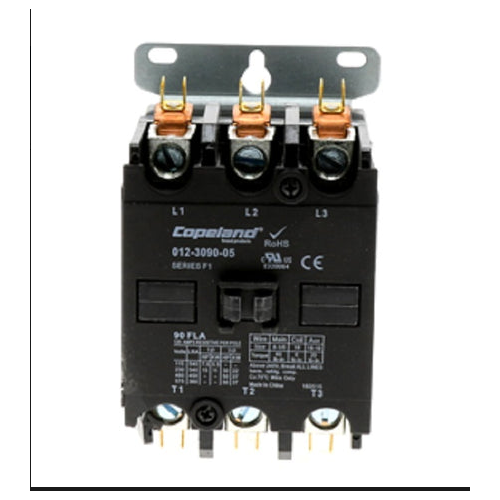 120Vcoil 3P 90Amp Contactor For Copeland Part# 912-3090-05