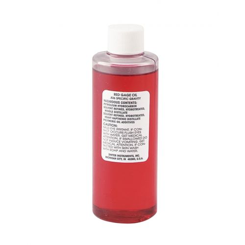 4Oz Bottle, Red Gage Oil For Dwyer Instruments -Part# A-102