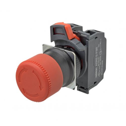 Omron A22NE-S-P222-N Emergency Stop Push Button Switch 5A 125V