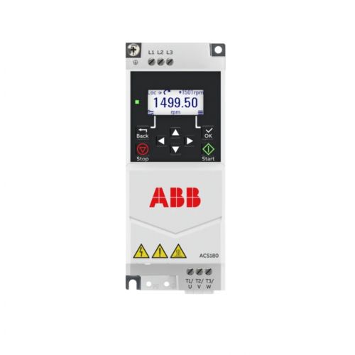 ABB ACS180-04S-09A8-2 3HP Variable Frequency Drive 10.8A 200-240V 