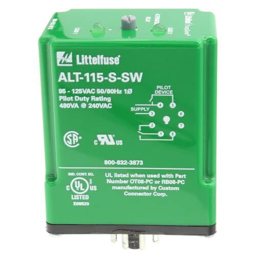 Alternating Relay/ 95-125V/ 8- For Littelfuse -Part# ALT115-S-SW
