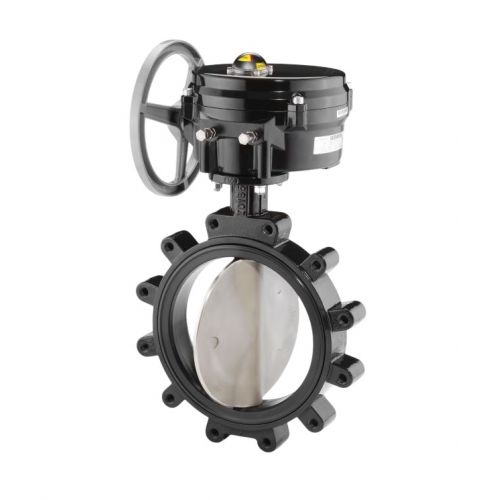Siemens Building Technology B206FC-SA266.600 6" 2-Way N/C Industrial Butterfly Valve W/Heater 0-10 VDC 120V 
