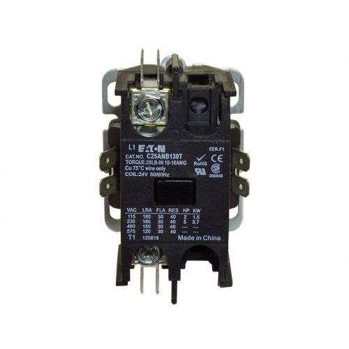 1Pole 30A 24V Contactor For Cutler Hammer-Eaton -Part# C25ANB130T