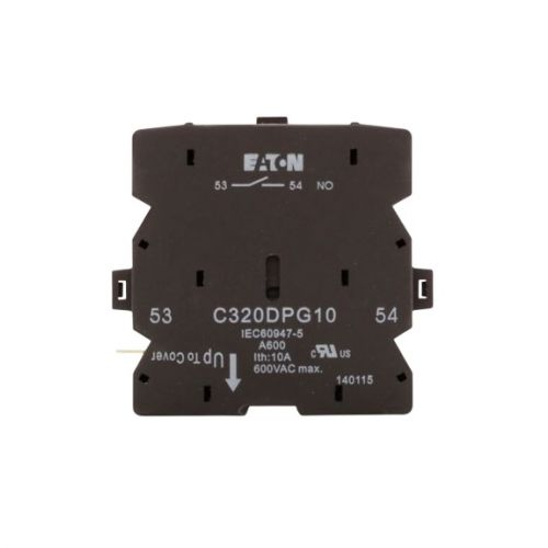 Cutler Hammer-Eaton C320DPG11-2 Auxiliary Contact Block 1N/O 1N/C