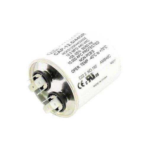 12.5Mfd 370/440V Round Run Cap For Hartland Controls -Part# CAP-12.5/440R