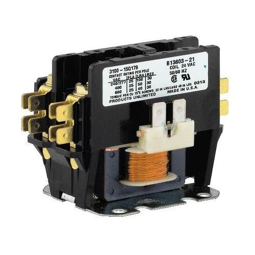 Contactor 24V 2Pole 40Amp For Amana-Goodman Part# Cont2P040024Vs