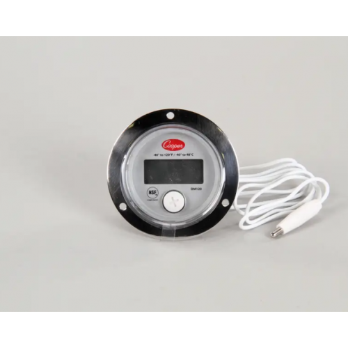 Cooper Atkins DM120-0-3 Digital Panel Thermometer with 2" Front Flange 39" Cord