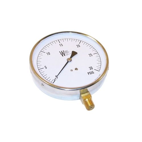4 1/2"Dial 0-30# 1/4"Npt Lwr For Weksler -Part# EA14A