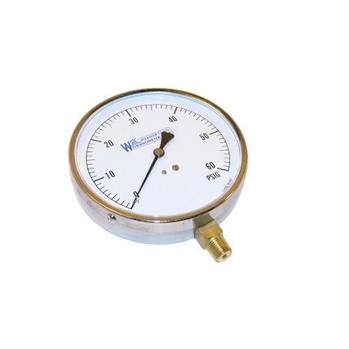 4 1/2"Dial 0-60# 1/4"Npt Lwr For Weksler -Part# EA14B