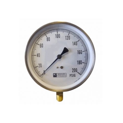 4 1/2"Dial 0-200# 1/4"Npt Lwr For Weksler -Part# EA14E