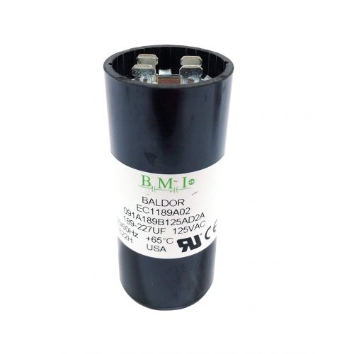 Baldor Motor EC1189A02SP Capacitor 189-227 MFD