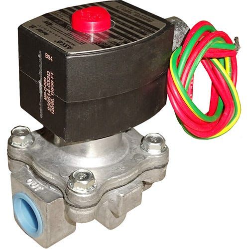 Asco Controls EF8215G020 1/2" NPT 2-Way N/C Solenoid Valve 120/60VAC,110/50VAC 50 PSI Max 20292