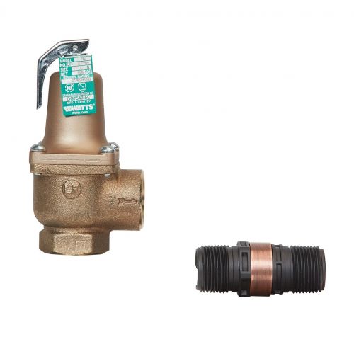 Watts F121499 Relief Valve 1" Lead Free NPT 100 PSI LF174A