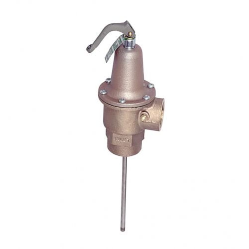 Watts F344116 1-1/2" Temperature & Pressure Relief Valve 340-3 125 PSI 210°F FS
