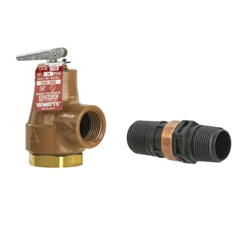 Watts F358550 Pressure Relief Valve 45 PSI 3/4" NPT
