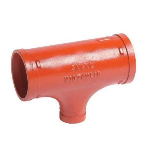 Victaulic FA84025P00 Painted Grooved TEE Fitting 25 1" X 3/4" 