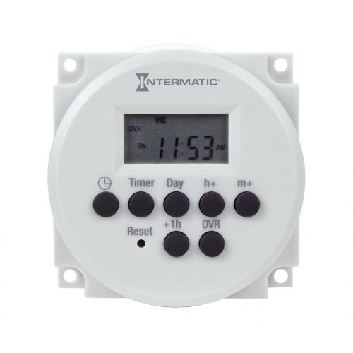 Intermatic FM1D20-LV-U 7-Day Mechanical Timer Module 12/24 VDC 24 VAC