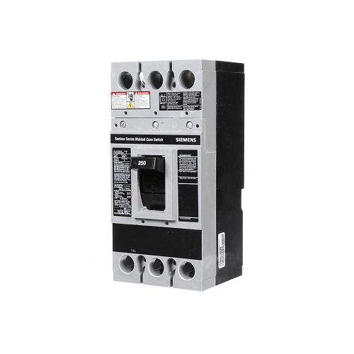 Siemens Industrial Controls FXD63S250A 3-Pole Molded Case Circuit Beaker 250A 600V 