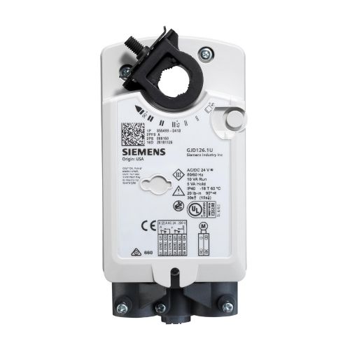 Siemens Building Technology GJD126.1U 2-Position S/R Fire/Smoke Actuator W/2 AUX 24V